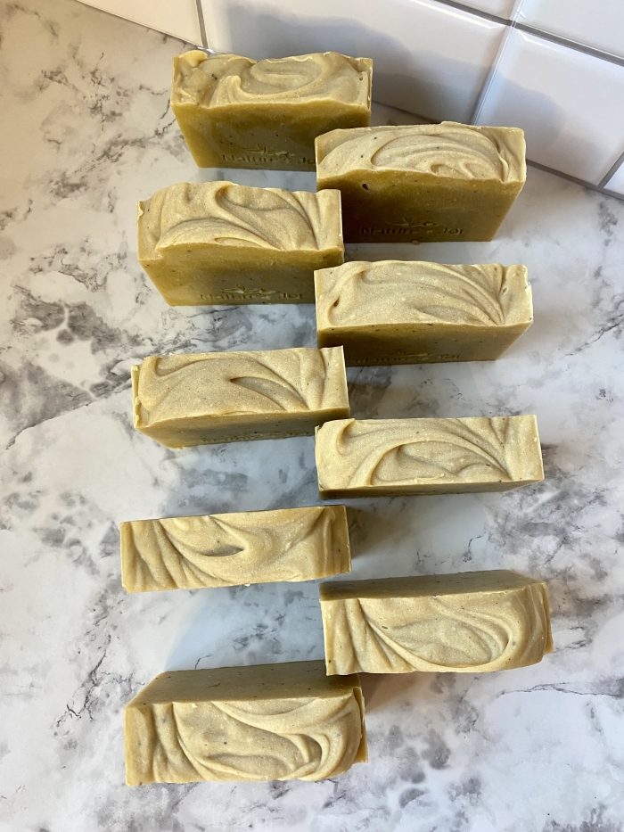 Turmeric Ginger Honey Hemp Body Soap - Image 2