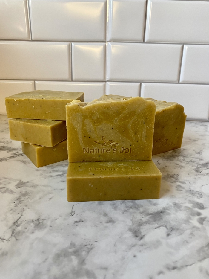 Turmeric Ginger Honey Hemp Body Soap - Image 3