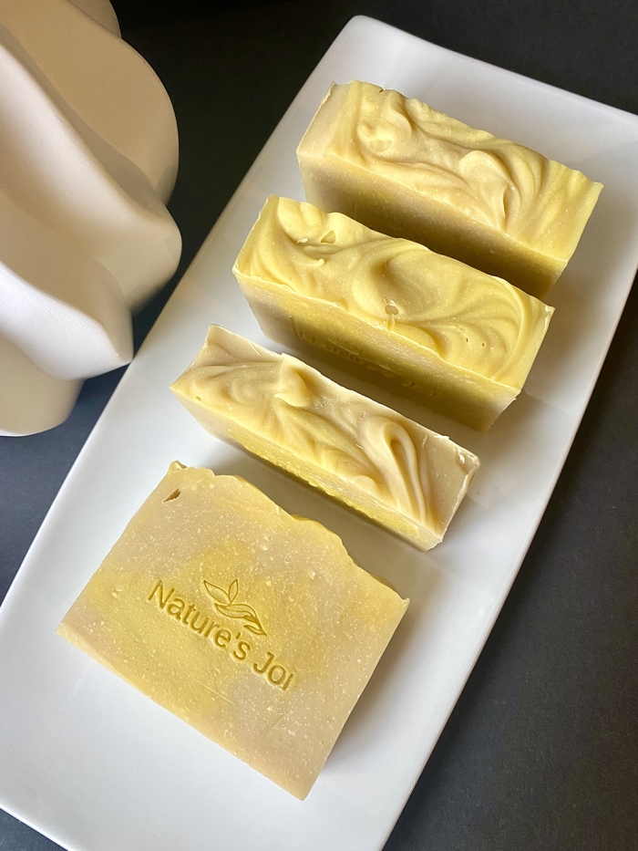 Citron & Mandarin Hemp Soap - Image 2