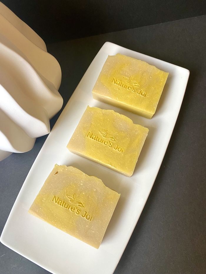Citron & Mandarin Hemp Soap - Image 3